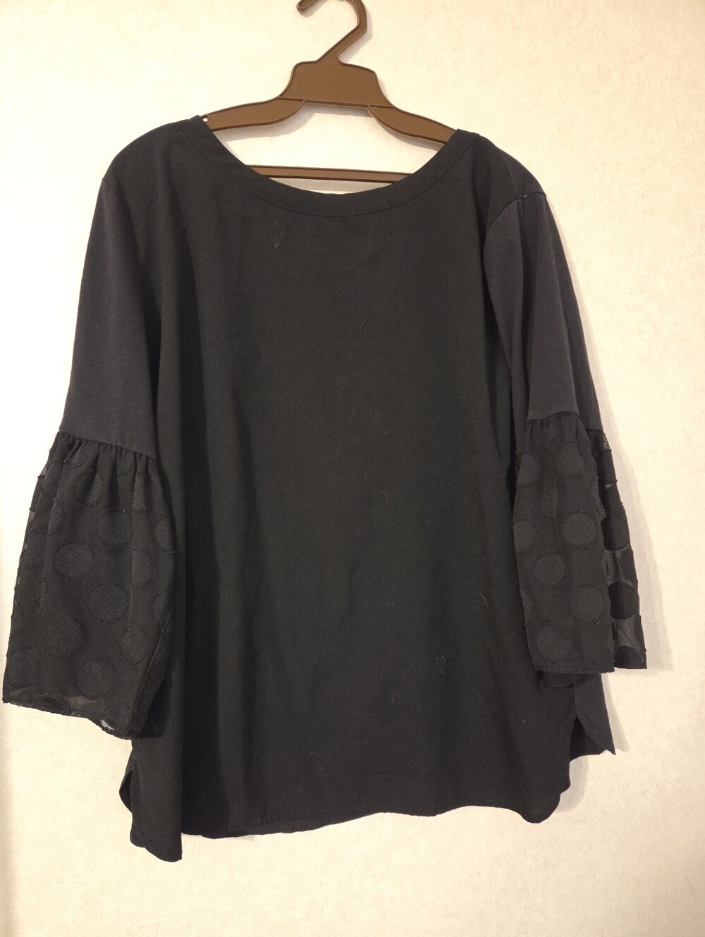 Van Heusen BLACK bell Sleeve Top